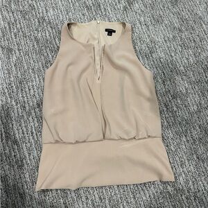 Tan sleeveless top - size 2